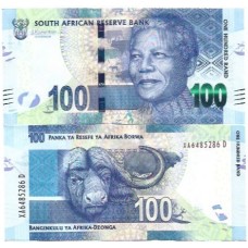 África do Sul 100 Rand 2016 FE P-141b