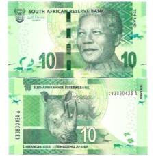 África do Sul 10 Rand 2013 FE P-138a - c/ Anéis Omron