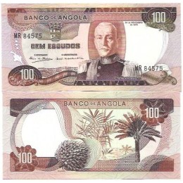Angola 100 Escudos 1972 FE P-101
