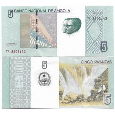 Angola 5 Kwanzas 2012 FE P-151Aa