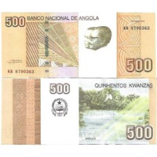 Angola 500 Kwanzas 2012 P-155a Fe