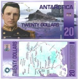 Antártica 20 Dollars Ago/2008 FE Polím