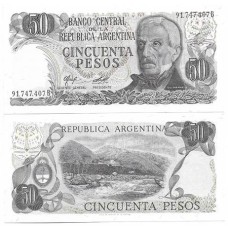 Argentina 50 Pesos 1977 Fe P-301b2