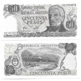 Argentina 50 Pesos 1977 Fe P-301b2