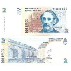 Argentina 2 Pesos 2013 FE P-352a6 Série L