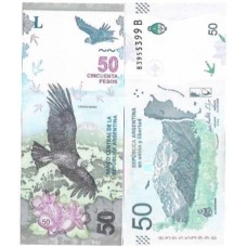 Argentina 50 Pesos 2020 P-363b Fe Condor
