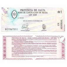 Argentina 1 Austral  1986 P-S2612 Fe