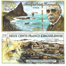 Arquipélago Kerguelen 200 Francos 2010 Nov Fe Polím