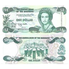 Bahamas 1 Dollar 1992 FE P-51 Rainha