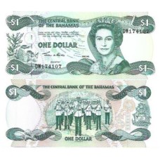Bahamas 1 Dollar 2002 FE P-70 Rainha