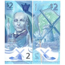 Barbados 2 Dollars 2022 P-80 Fe Polím