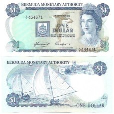 Bermuda 1 Dollar 1979 FE P-28b Rainha