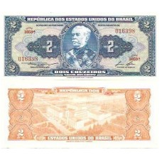 Brasil C-016 2 Cruzeiros 1958 FE