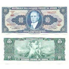 Brasil C-020 10 Cruzeiros 1963 FE
