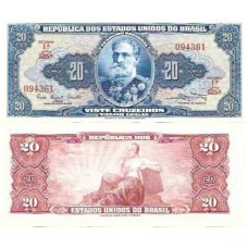 Brasil C-022 20 Cruzeiros 1961 FE