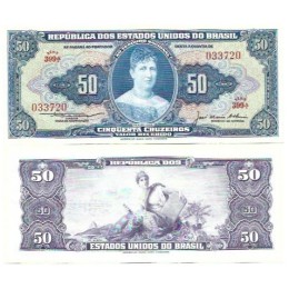 Brasil C-025 50 Cruzeiros 1956 SOBFE