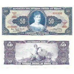 Brasil C-028 50 Cruzeiros 1961 FE