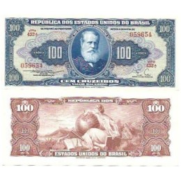 Brasil C-030 100 Cruzeiros 1955 SFE