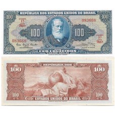 Brasil C-034 100 Cruzeiros 1961 FE