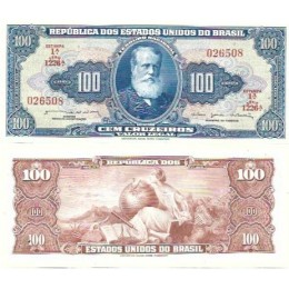 Brasil C-035 100 Cruzeiros 1964 FE