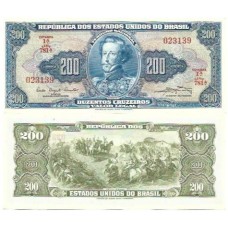 Brasil C-041 200 Cruzeiros 1961 FE