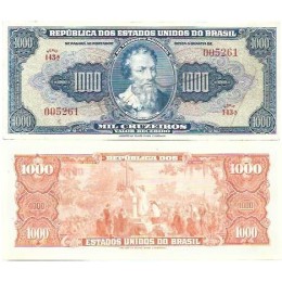 Brasil C-048 1.000 Cruzeiros 1943 Autografada MBC Sèrie 143ª Brasil C-048 1.000 Cruzeiros 1943 Autografada MBC Sèrie 143ª