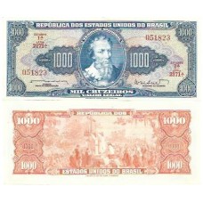 Brasil C-055 1.000 Cruzeiros 1962 SFE/FE