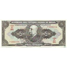 Brasil C-065 5 Cruzeiros 1950 SOB Autogr - 006574-