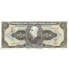 Brasil C-065 5 Cruzeiros 1950 SOB Autogr - 059105