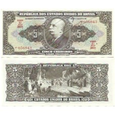 Brasil C-065 5 Cruzeiros 1950 FE Autografada - Série 267ª