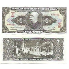 Brasil C-066 5 Cruzeiros 1953 FE
