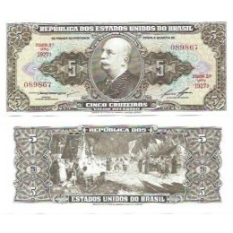 Brasil C-069 5 Cruzeiros 1958 FE