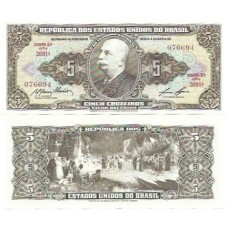 Brasil C-070 5 Cruzeiros 1959 FE