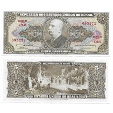 Brasil C-073b 5 Cruzeiros 1964 FE