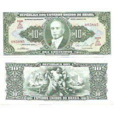 Brasil C-077 10 Cruzeiros 1954 SFE