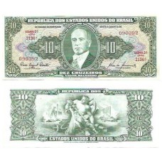 Brasil C-081 10 Cruzeiros 1960 FE