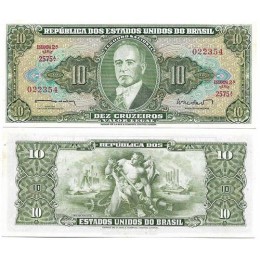 Brasil C-082 10 Cruzeiros 1962 FE