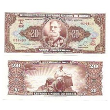 Brasil C-084 20 Cruzeiros 1955 FE