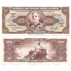 Brasil C-085 20 Cruzeiros 1958 FE
