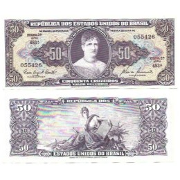 Brasil C-092 50 Cruzeiros 1960 FE