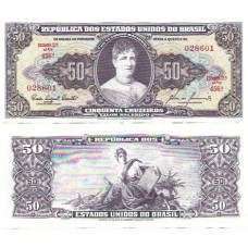 Brasil C-092 50 Cruzeiros 1960 SFE