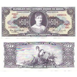 Brasil C-092 50 Cruzeiros 1960 SFE