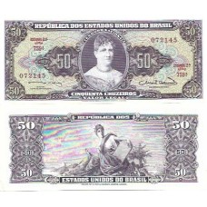 Brasil C-093 50 Cruzeiros 1963 FE