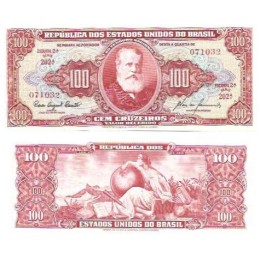 Brasil C-095 100 Cruzeiros 1960 FE