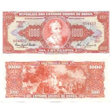 Brasil C-105 1.000 Cruzeiros 1960 SFE-FE-FE