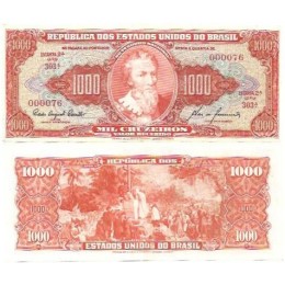 Brasil C-105 1.000 Cruzeiros 1960 SOBFE