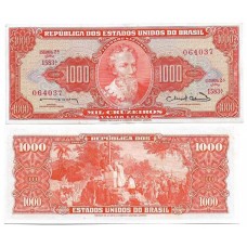 Brasil C-106 1.000 Cruzeiros 1963 SOB