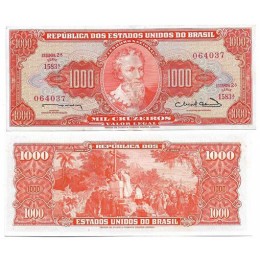 Brasil C-106 1.000 Cruzeiros 1963 SOB