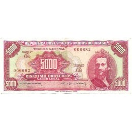 Brasil C-108 5.000 Cruzeiros 1964 SOB - 006682