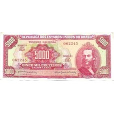 Brasil C-108 5.000 Cruzeiros 1964 SOB - 062245